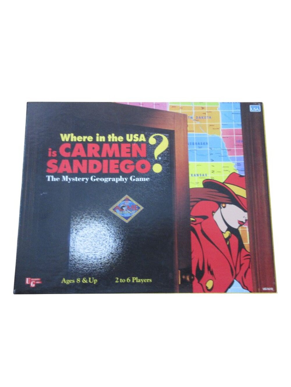 1993 Where in the USA is Carmen Sandiego? Board Game University Games Complete